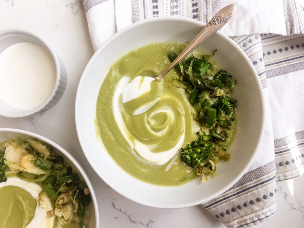 Vegetarian Spring Soup, A Healthyish Brand Recipe