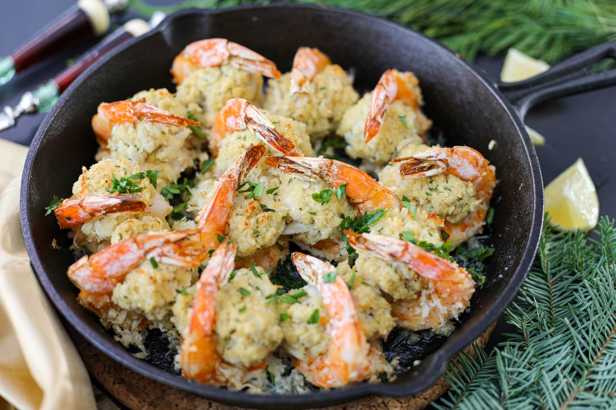 Baked Crab Stuffed Shrimp Recipe
