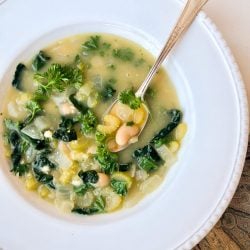 Healthyish Brand: Kale and White Bean Soup