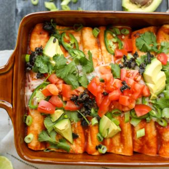 The TASTIEST Vegan Enchilada Recipe