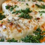 Baked Chicken with Creamy Cashew Sauce- Healthyish Foods