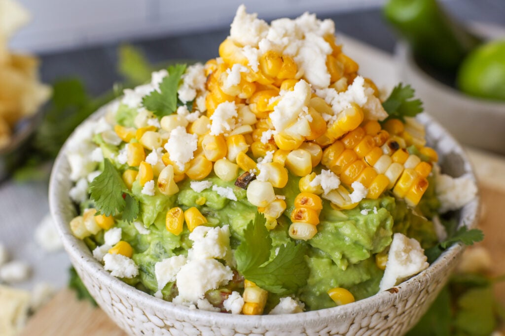 Street Corn Guacamole – Healthyish Foods