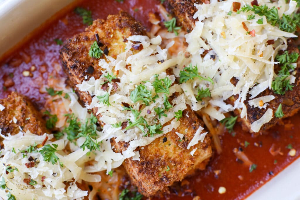 Plant-Based Tofu Parmesan – Healthyish Foods