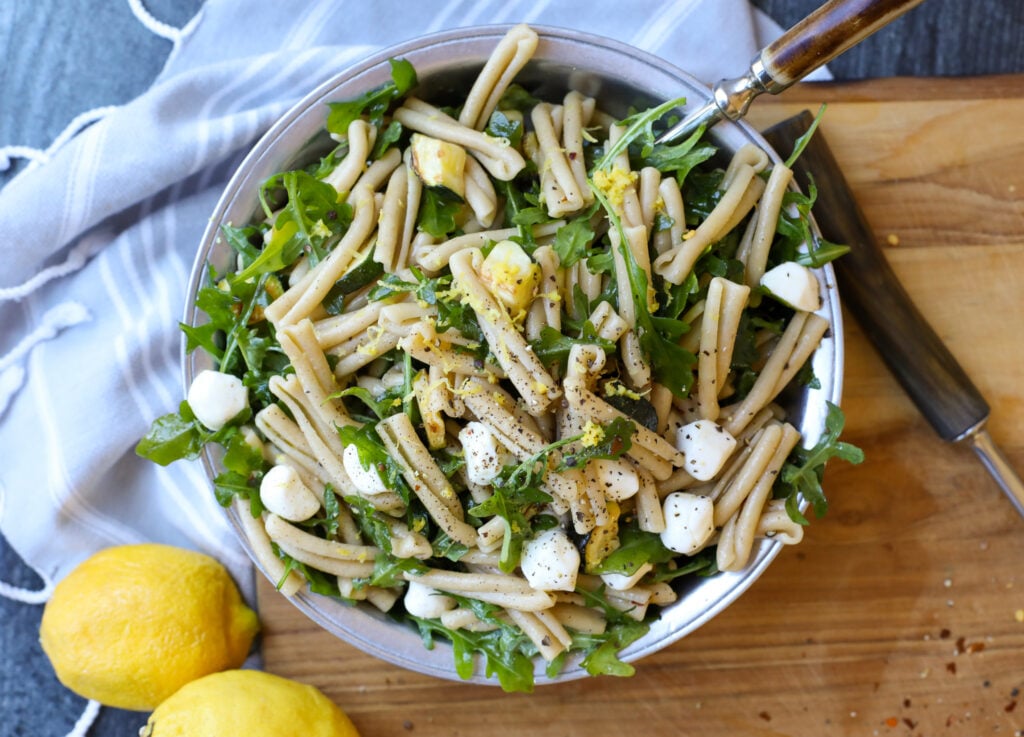 Whole Wheat Casarecce Pasta Salad - Healthyish Foods