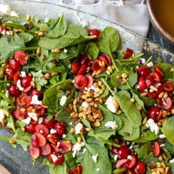 Toasted Pine Nut and Cherry Salad – Healthyish Foods