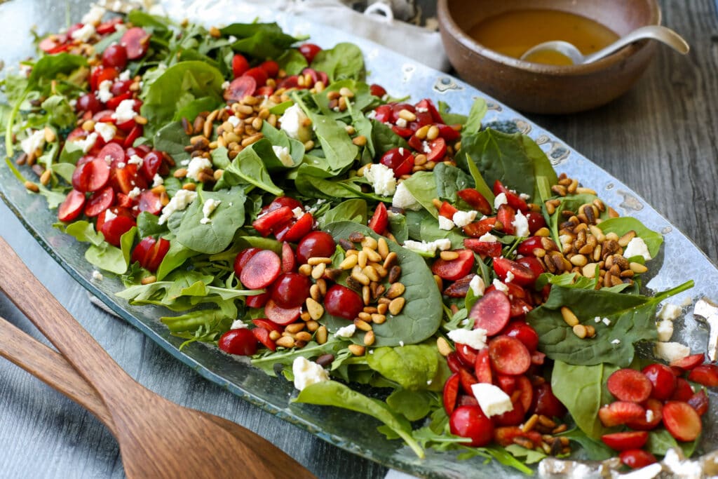 Toasted Pine Nut and Cherry Salad – Healthyish Foods