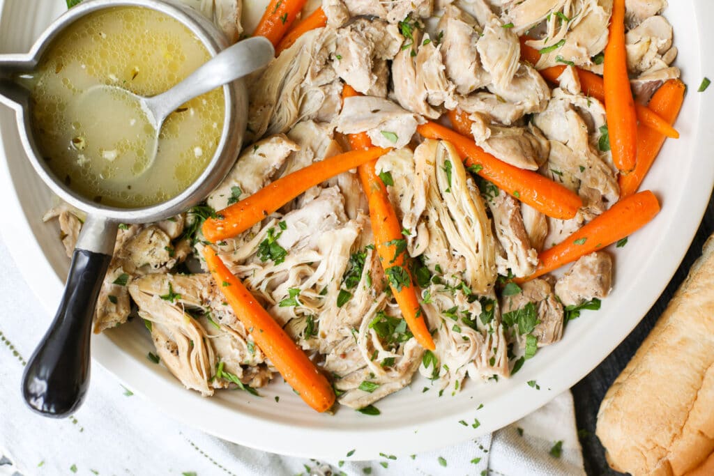 Crock Pot Chicken Thighs- Healthyish Foods