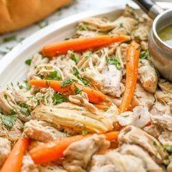 Crock Pot Chicken Thighs- Healthyish Foods