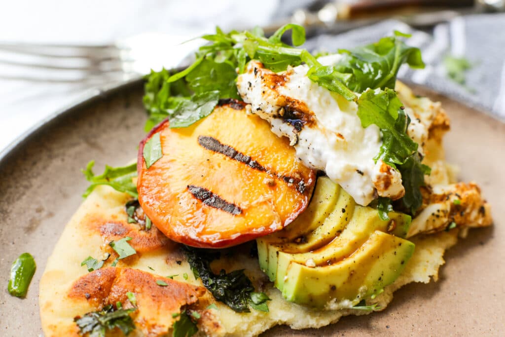 Grilled Peaches and Burrata - Healthyish Foods
