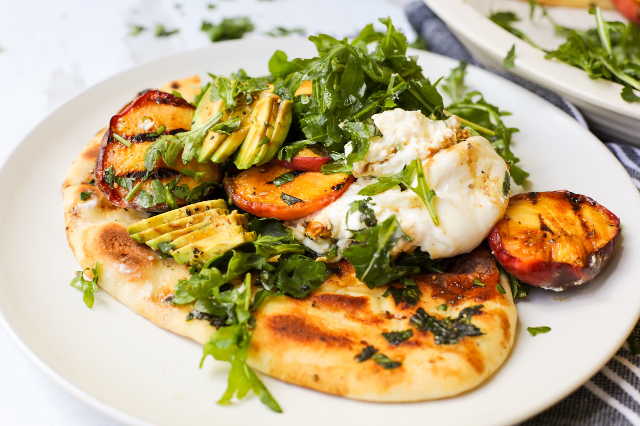 Grilled Peaches and Burrata - Healthyish Foods