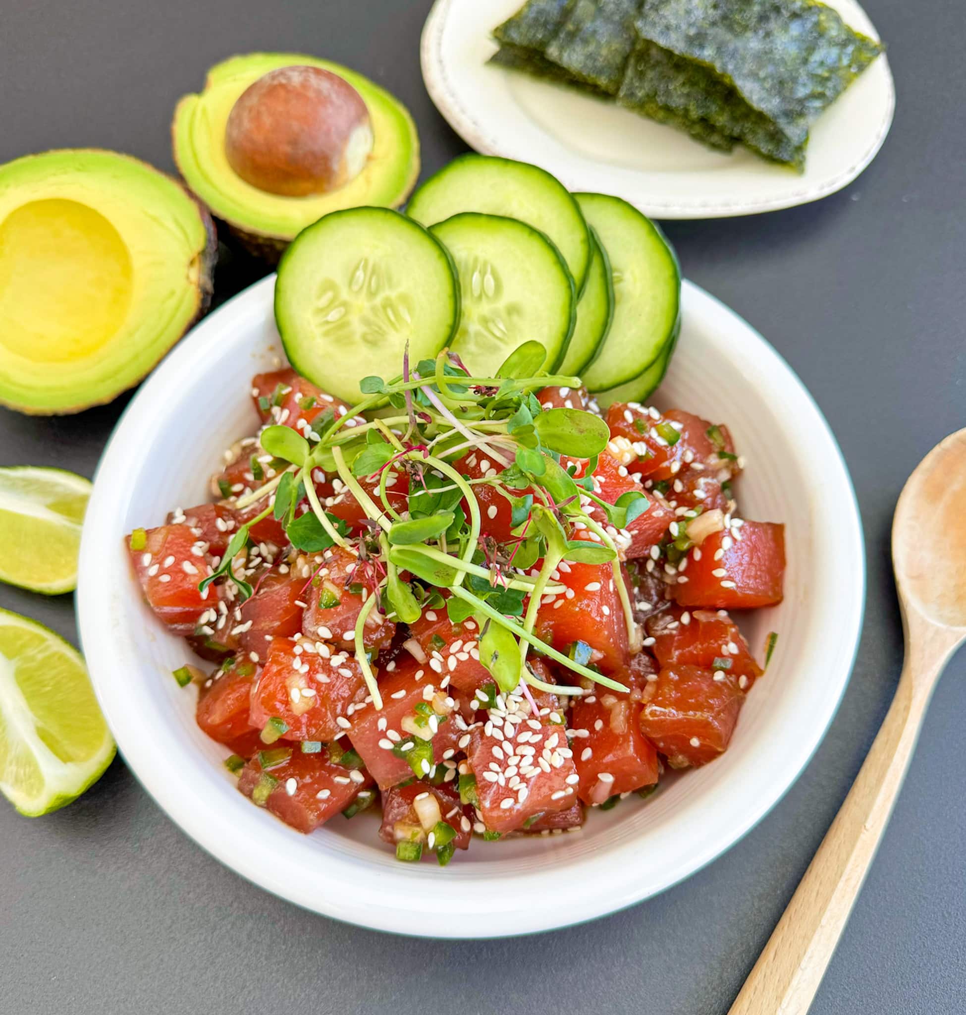 ahi tuna poke - healthyish foods