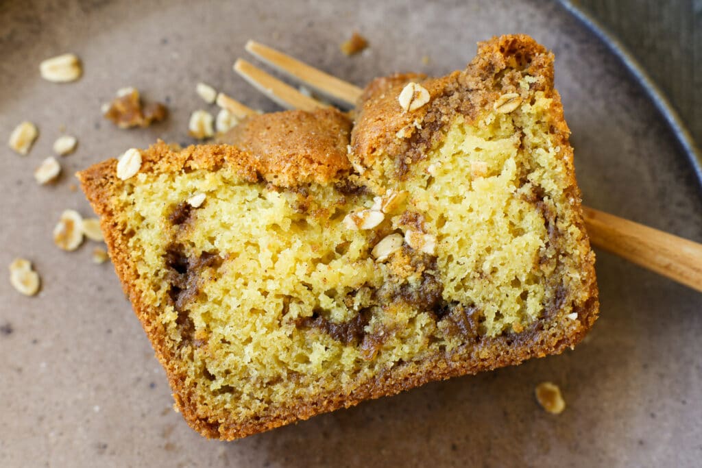 Sour Cream Coffee Cake Loaf – Healthyish Foods