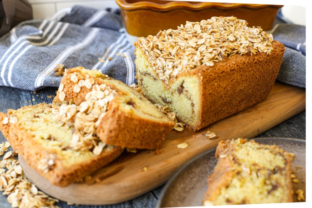 Sour Cream Coffee Cake Loaf – Healthyish Foods