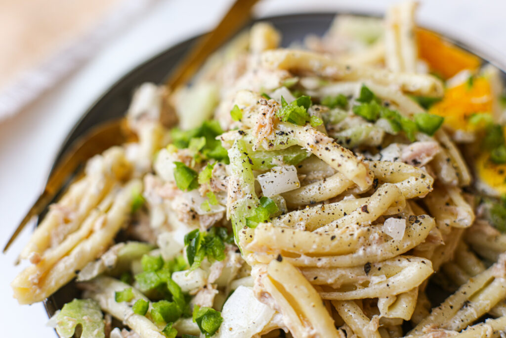 Tuna Noodle Pasta Salad – Healthyish Foods
