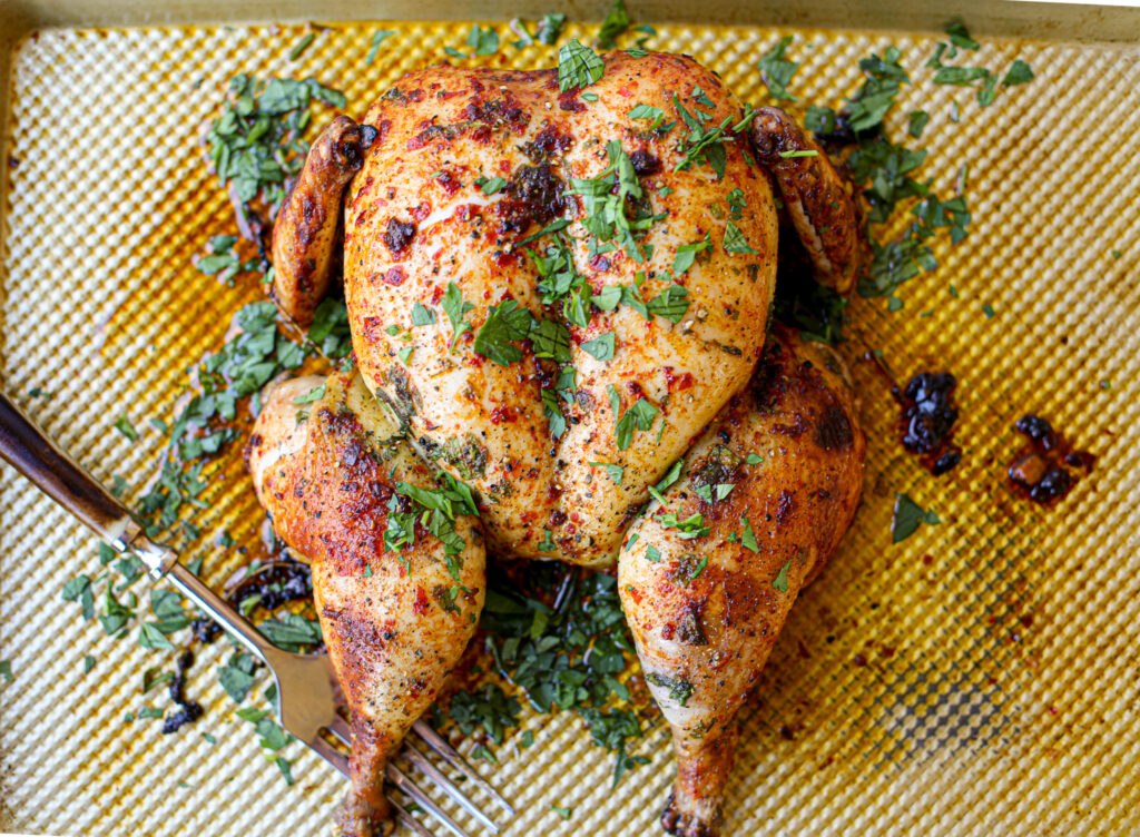 Whole Roasted Harissa Chicken – Healthyish Foods