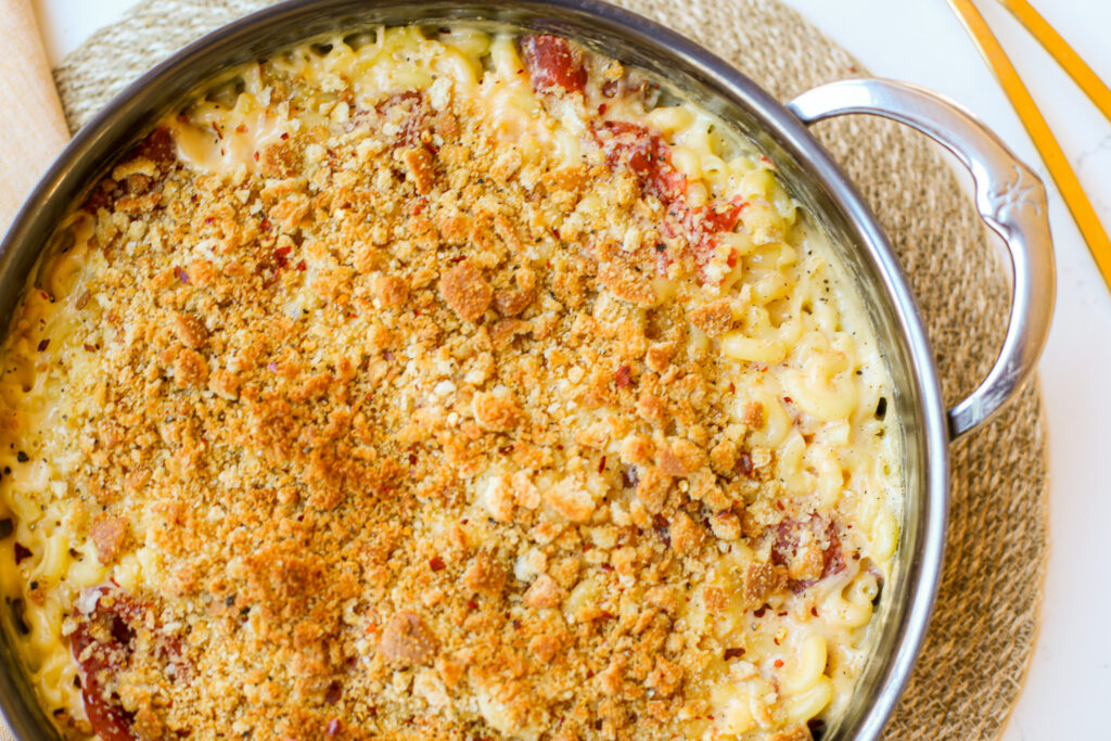 Baked Macaroni n’ Cheese with Roasted Tomatoes – Healthyish Foods