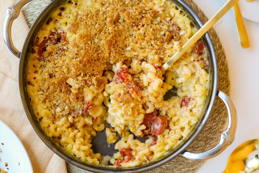 Baked Macaroni n’ Cheese with Roasted Tomatoes – Healthyish Foods