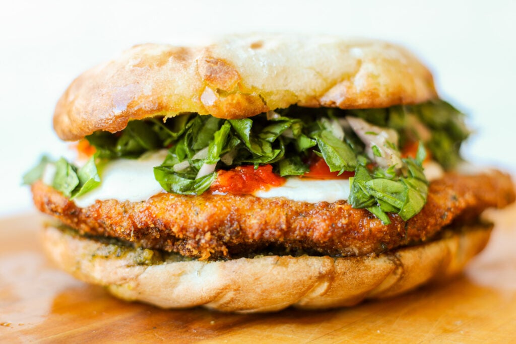 Breaded Chicken Cutlet Sandwich - Healthyish Foods