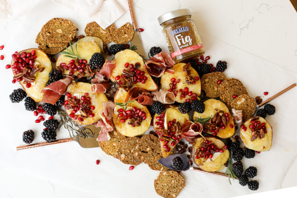 Roasted Pears with Fig Spread and Brie – Healthyish Foods
