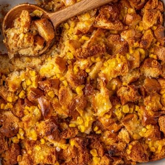 cornbread pudding.