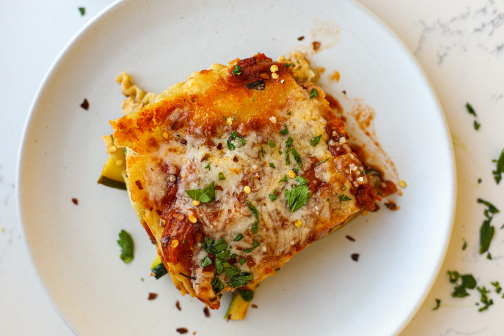 Zucchini Ground Chicken Lasagna – Healthyish Foods