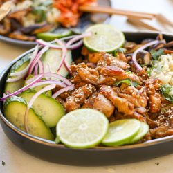 Sticky Chicken Rice Bowl – Healthyish Foods