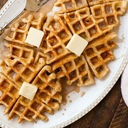 Cinnamon Bun Waffles – Healthyish Foods