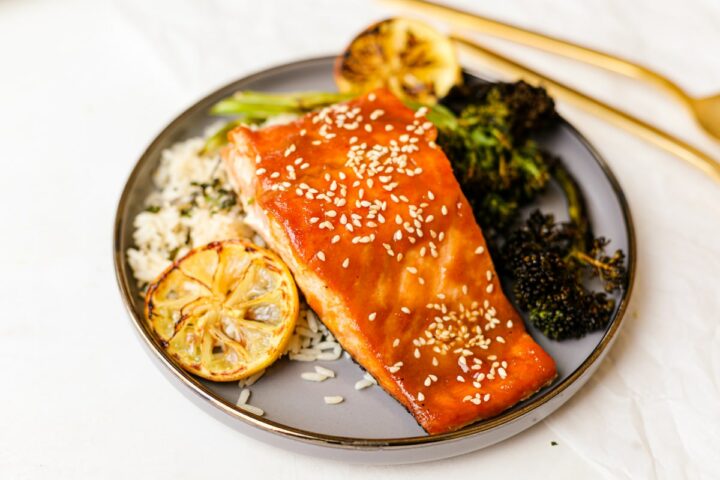 Mustard-Miso Pan Seared Salmon – Healthyish Foods