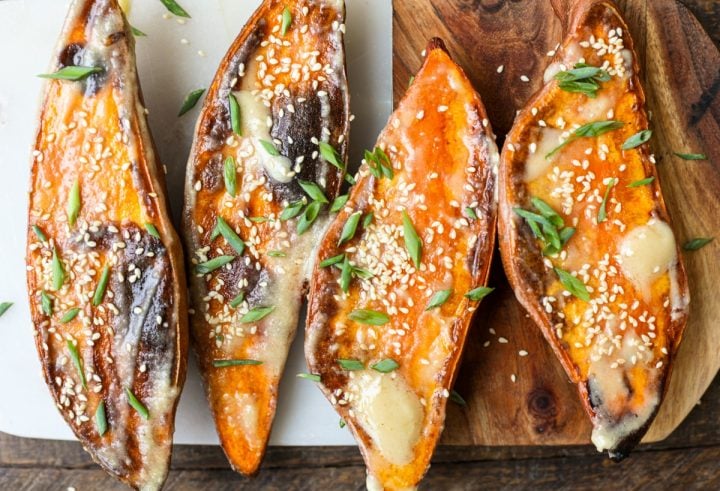 Miso Butter Sweet Potatoes – Healthyish Foods