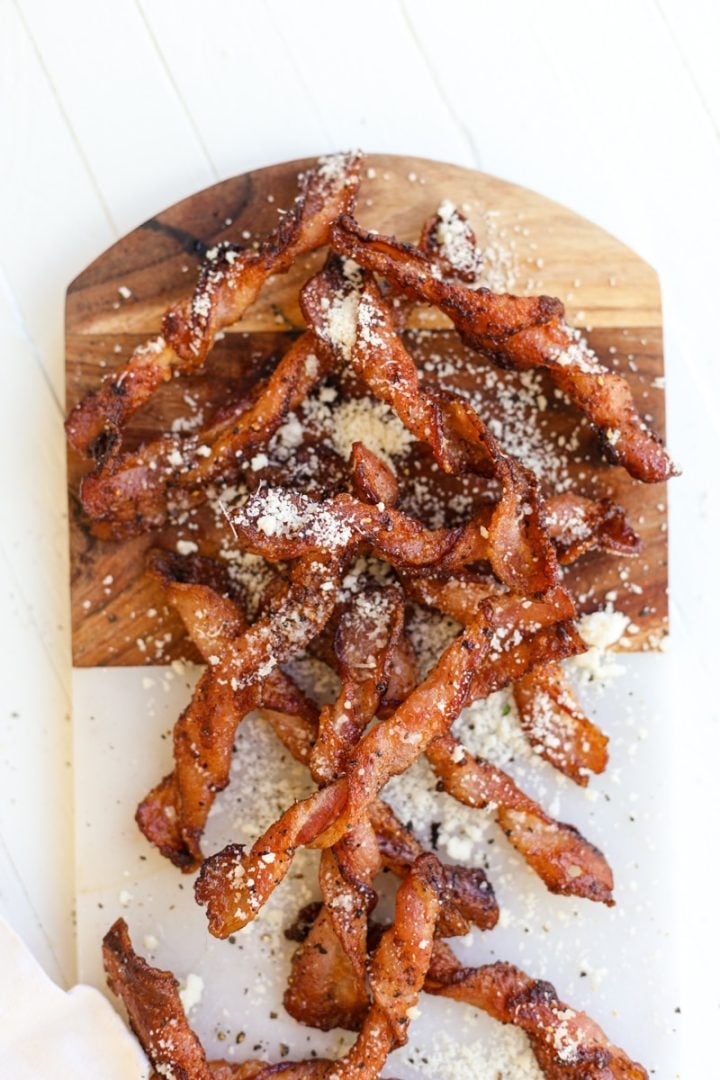 parmesan black pepper bacon twists