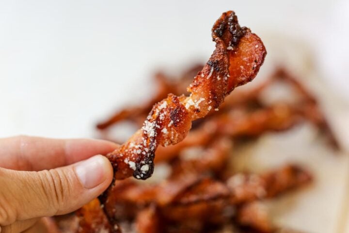 parmesan black pepper bacon twists