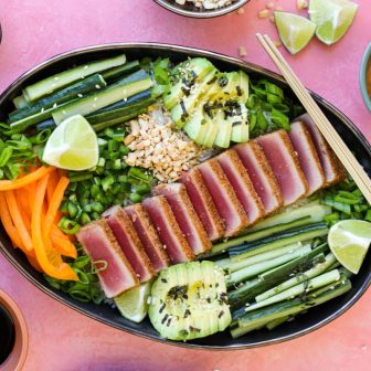 Blackened Ahi Tuna Bowls – Healthyish Foods