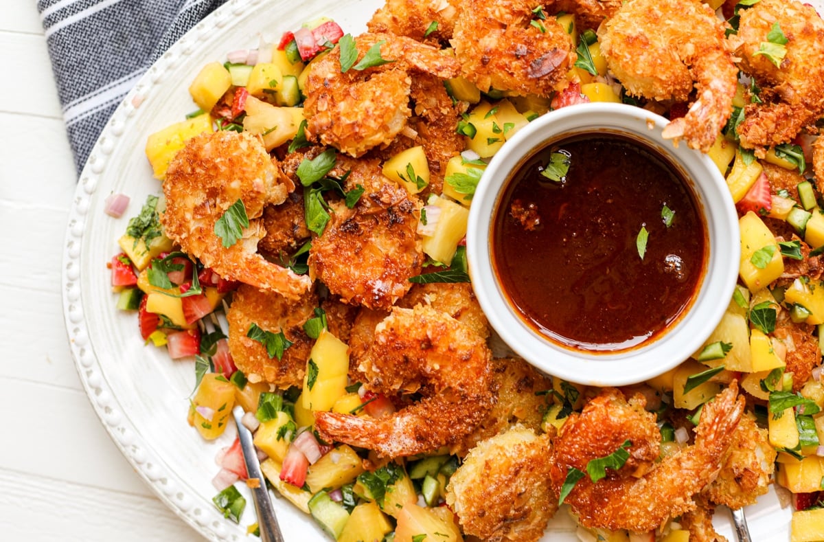 Coconut Shrimp with Honey Sriracha Sauce – Healthyish Foods