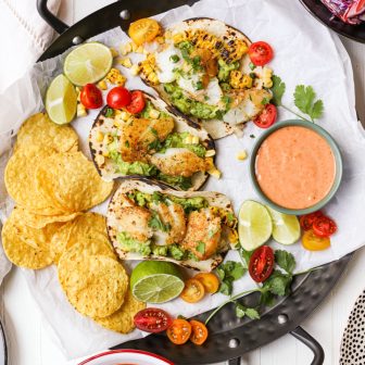 Easy Fish Tacos with Spicy Sauce – Healthyish Foods