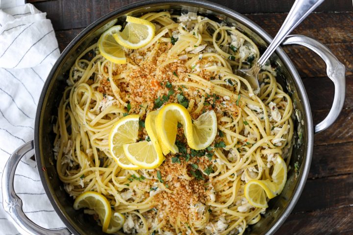linguini with crab - healthyish Foods