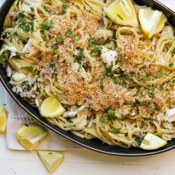 Linguini with Crab – Healthyish Foods