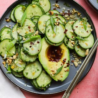 English Cucumber Avocado Salad – Healthyish Foods
