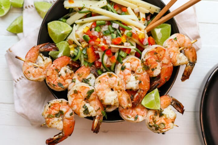 Grilled Shrimp with Hearts of Palm Salad – Healthyish Foods