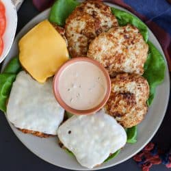 Juicy Chicken Smash Burgers - Healthyish Foods