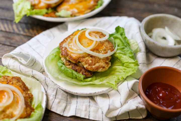 Cheddar Chicken Smash Burgers – Healthyish Foods