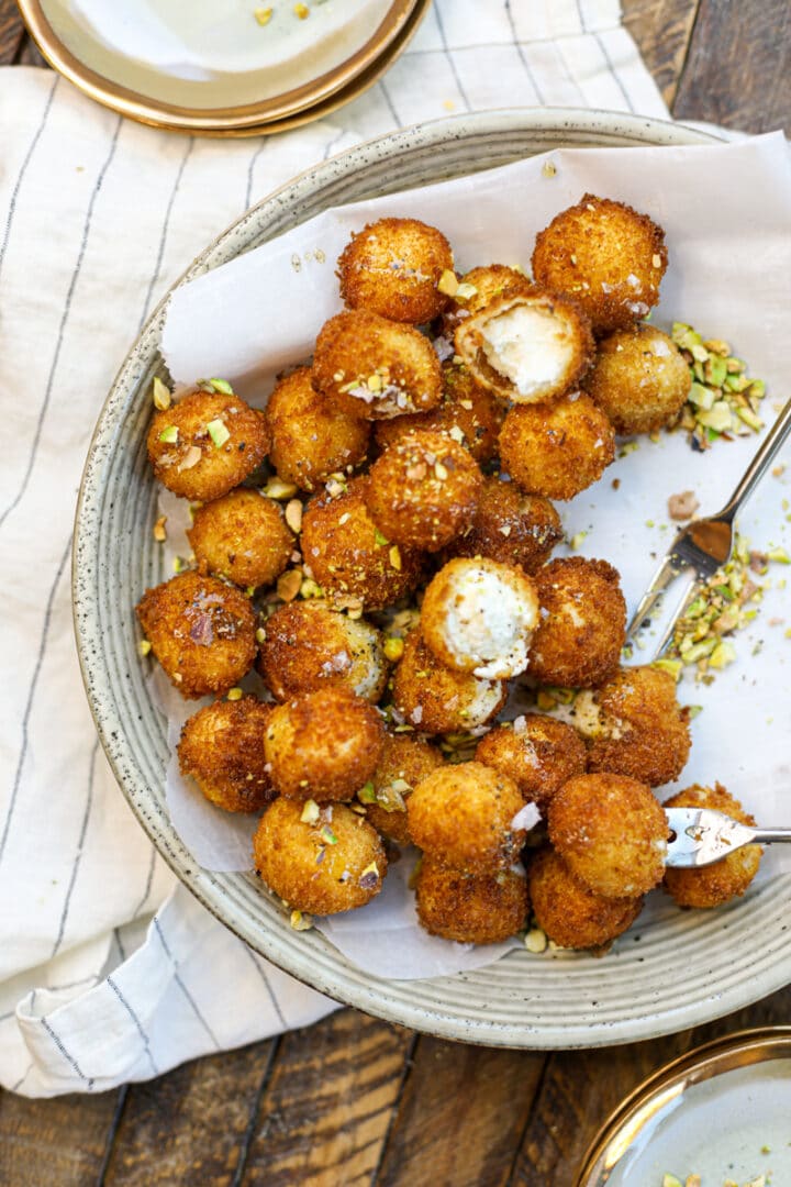 Fried Goat Cheese Balls – Healthyish Foods