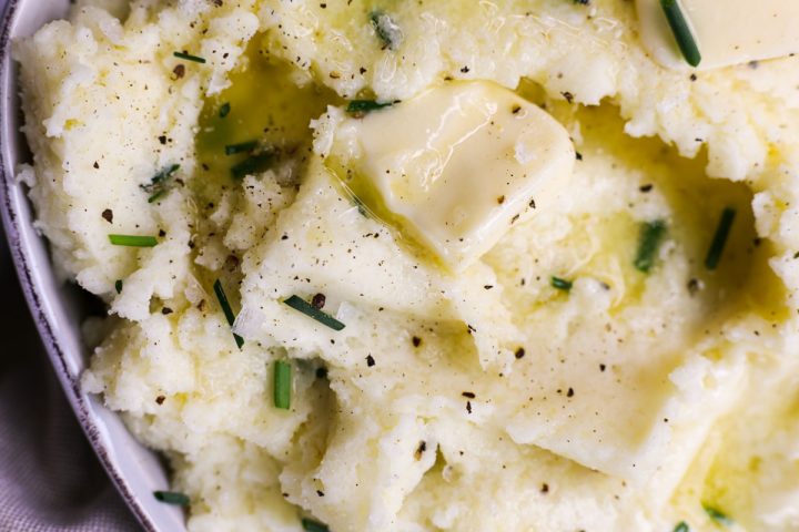 creamy mashed potatoes - healthyish foods