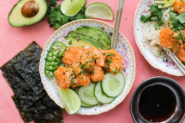Bang Bang Shrimp Bowl – Healthyish Foods