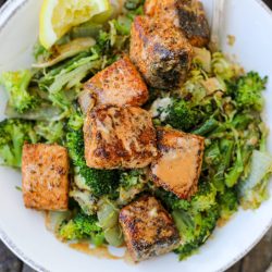 Easy Vegetable Hash with Spicy Salmon Bites – Healthyish Foods