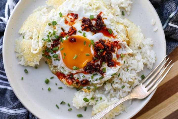 Crispy Eggs and Rice – Healthyish Foods