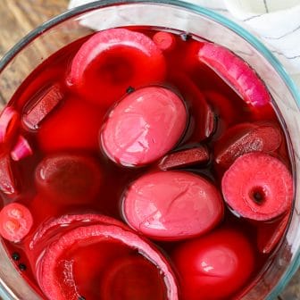 Pickled Eggs Onions and Beets - Healthyish Foods