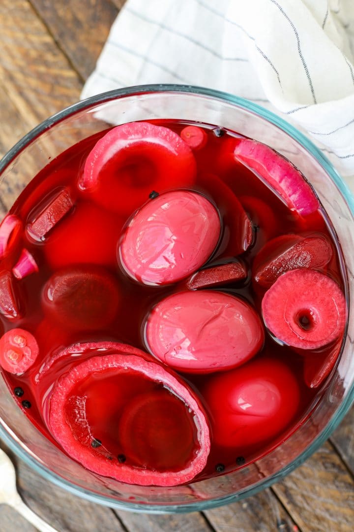 Pickled Eggs Onions and Beets - Healthyish Foods