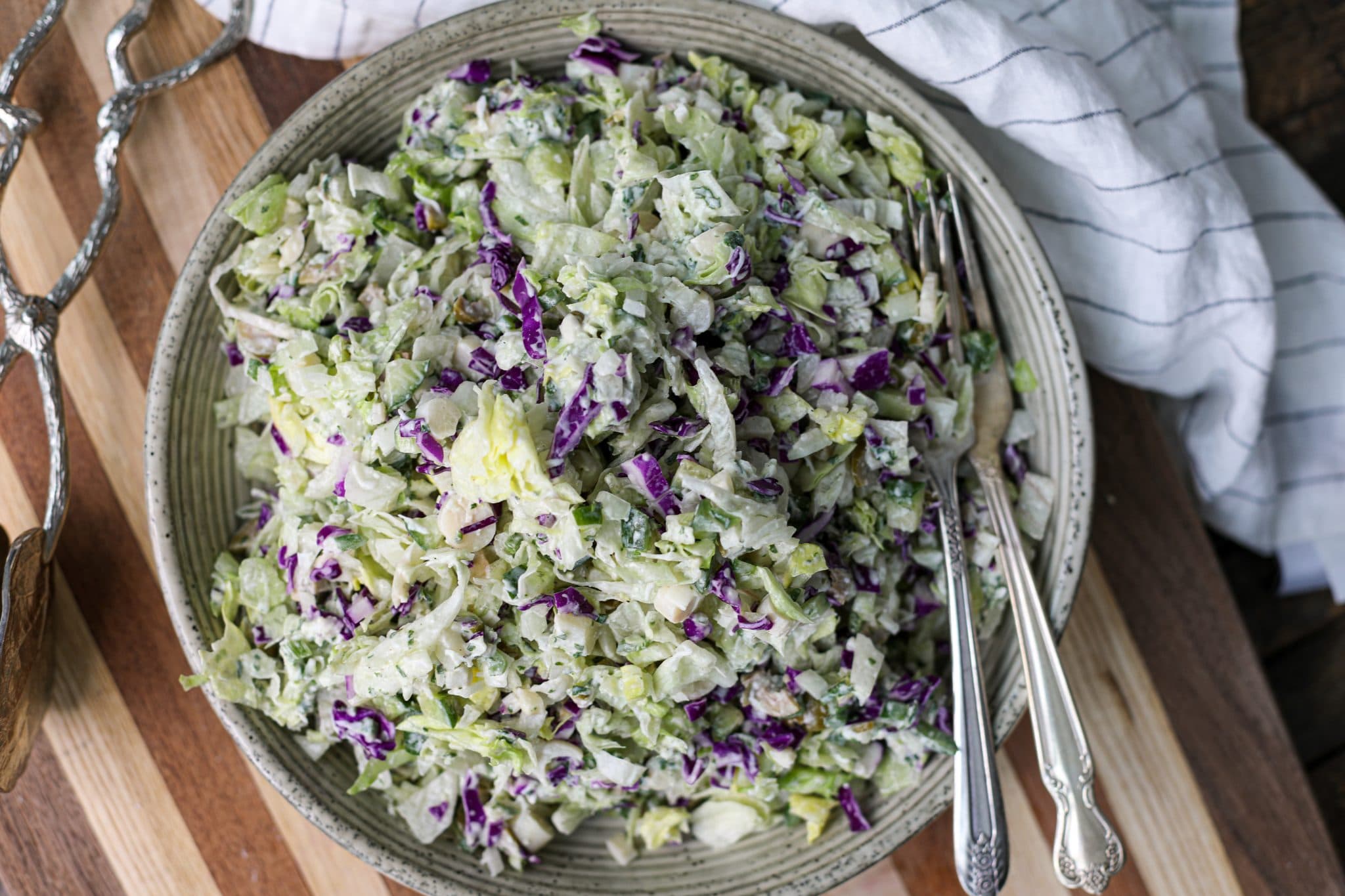 Quick Basic Chopped Salad - Easy Salad Recipe with Lots of Flavor