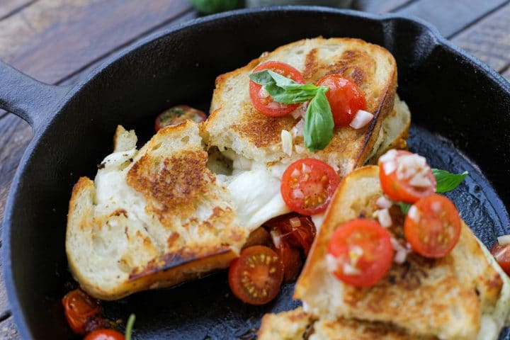 Caprese Grilled Cheese – Healthyish Foods