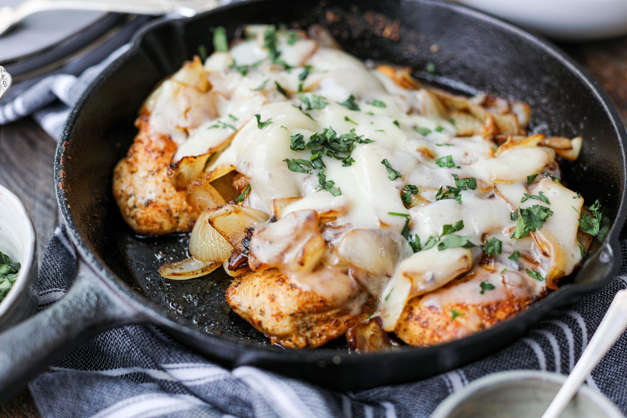 Caramelized Onion Blackened Chicken – Healthyish Foods